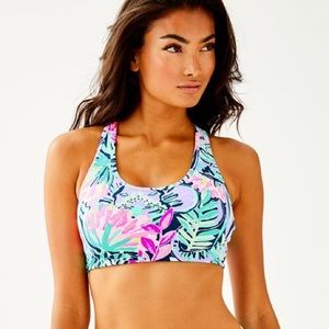Lilly Pulitzer colorful sports bra